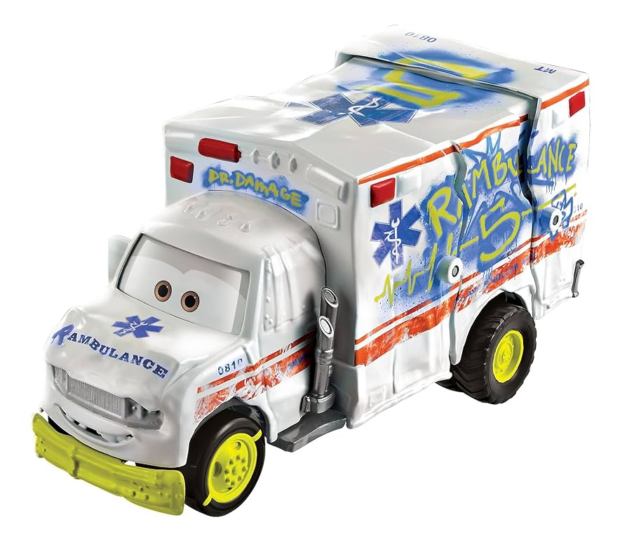Disney -  Disney3作品販売 Amazon.com: Disney Pixar Cars 3 Crunch & Crash Dr. Damage